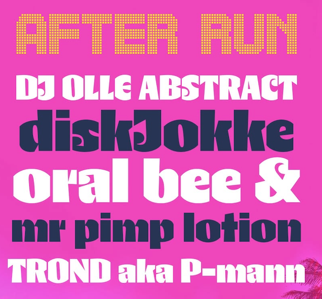 DJ-lineupen er klar. Noen plasser igjen.