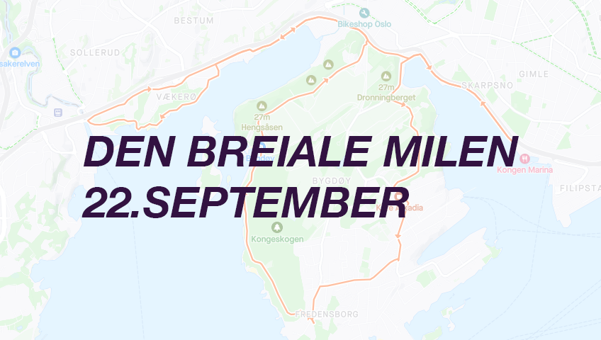 DEN BREIALE MILEN | LØPSINFO