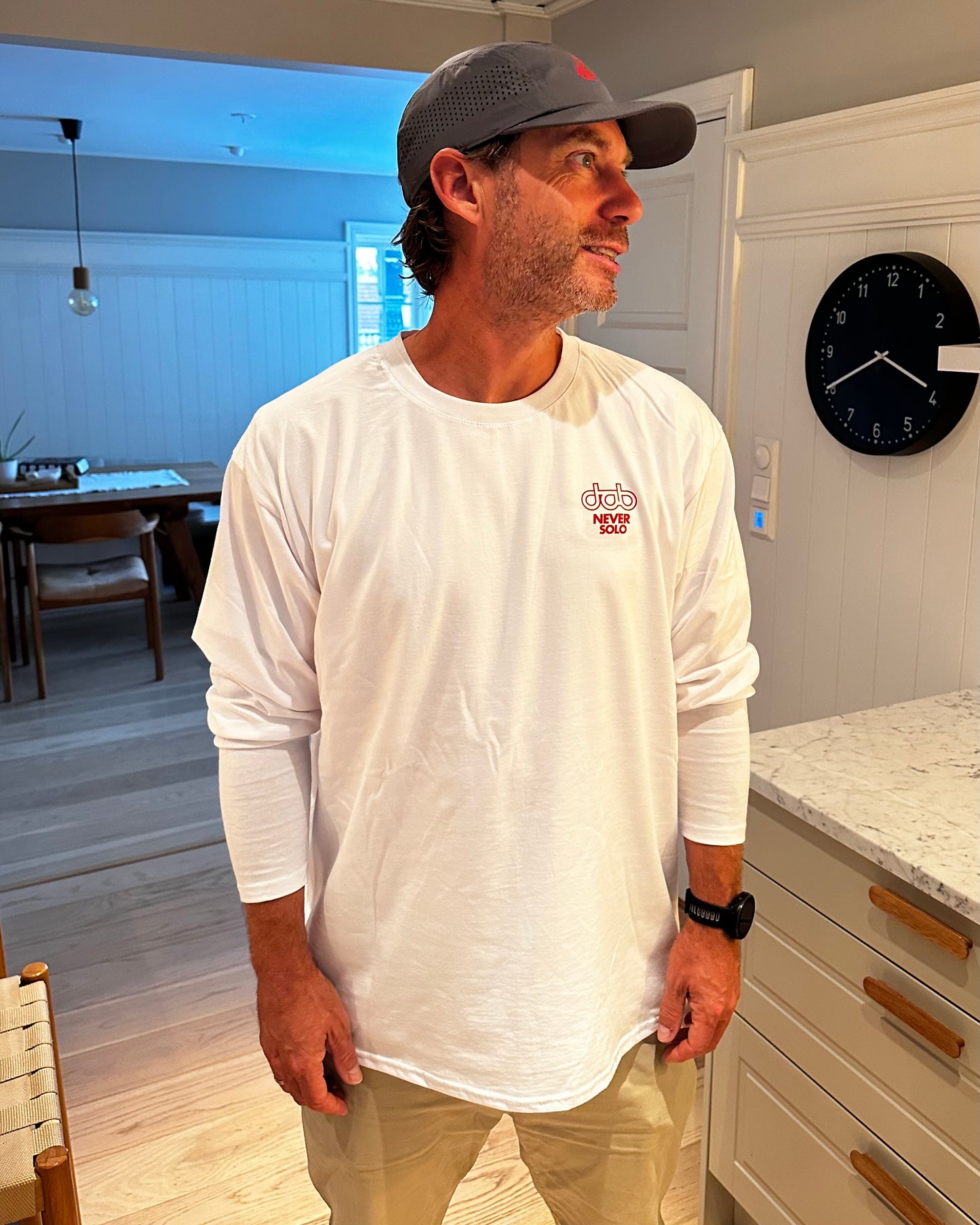 DBM L/S T-Shirt White Pink